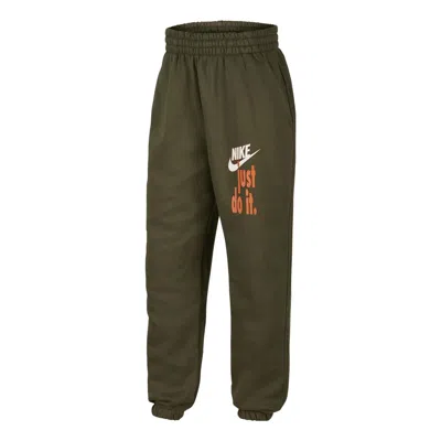 Nike (gs)  Sportswear Club Sweatpants 'olive Green' In Brown