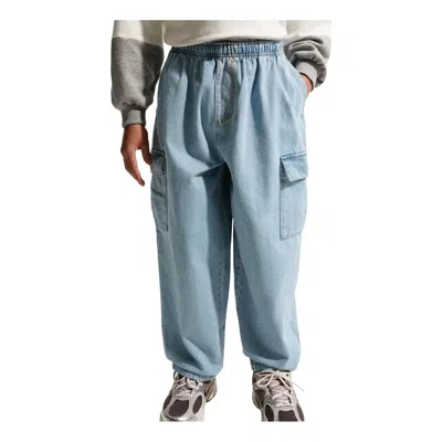 Nike (gs)  Sportswear Collection Windrunner Denim Cargo Pants 'light Armory Blue'