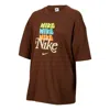 Nike (gs)  Sportswear Dri-fit Oversized T-shirt 'brown'