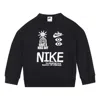 Nike (gs)  Sportswear French Terry Sweatshirt 'black White'
