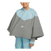 Nike (gs)  Sportswear Kids Pack Loose Waterproof Colorblock Hooded Jacket Boy Girls Gray Blue