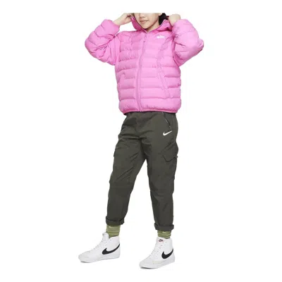 Nike (gs)  Sportswear Lightweight Synthetic Fill Loose Hooded Jacket 'pink'