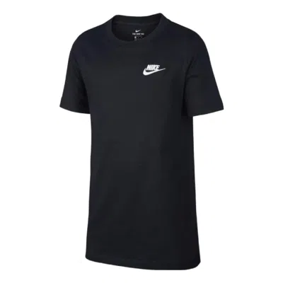 Nike (gs)  Sportswear Logo T-shirt 'black White'