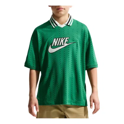 Nike (gs)  Sportswear Short-sleeved Jersey 'malachite Barely Green Black'