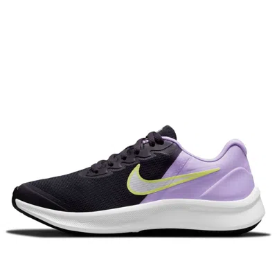 Nike (gs)  Star Runner 3 'cave Purple' In Black