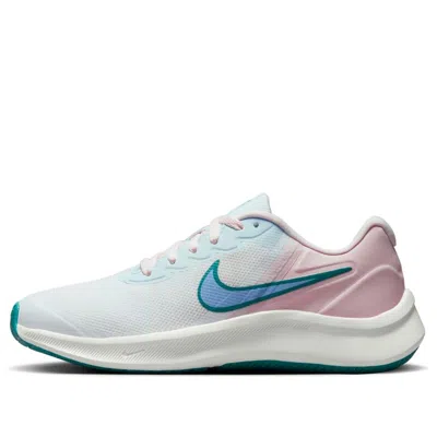 Nike (gs)  Star Runner 3 'white Pink Mineral Teal' In Multi