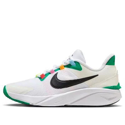 Nike (gs)  Star Runner 4 Next Nature 'white Green Black' In Multi