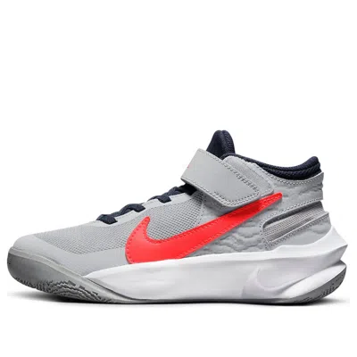 Nike (gs)  Team Hustle D 10 Flyease 'gray Red'