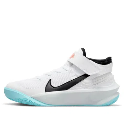 Nike (gs)  Team Hustle D 10 Flyease White/blue