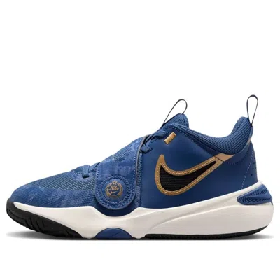 Nike (gs)  Team Hustle D 11 'mystic Navy Metallic Gold'