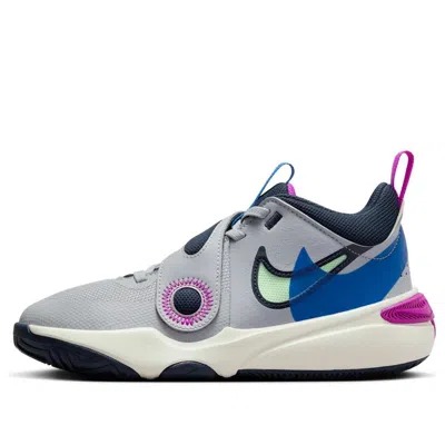 Nike (gs)  Team Hustle D 11 Se 'wolf Grey Obsidian' In Gray