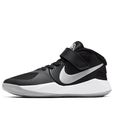 Nike (gs)  Team Hustle D 9 Flyease 'black Grey White'
