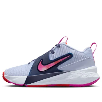 Nike (gs)  Team Hustle D12 'ghost Fire Pink' In Multi