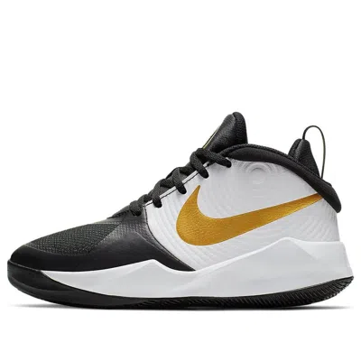 Nike (gs)  Team Hustle D9 'black Metallic Gold' In White