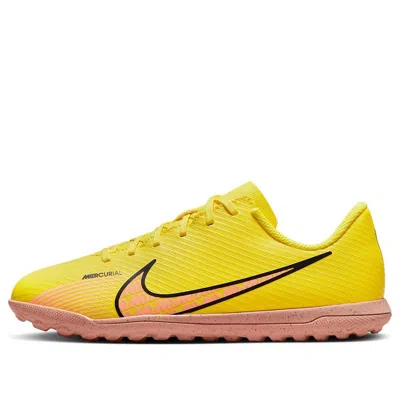 Nike (gs)  Vapor 15 Club Tf Turf 'yellow Pink' In Green