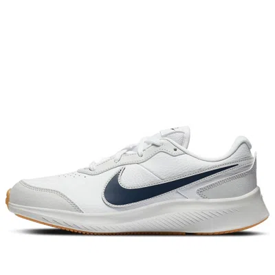 Nike (gs)  Varsity Leather 'white Midnight Navy'