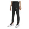 Nike (gs)  Woven Bundle Feet Casual Sports Pants/trousers/joggers Boy Black