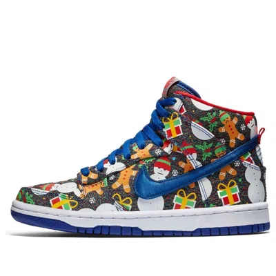 Nike (gs)  X Concepts Sb Dunk Pro High 'ugly Christmas Sweater' 2017