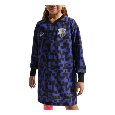 Nike (gs)  X Lego Collection Jersey Dress 'black' In Blue