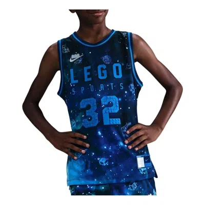 Nike (gs)  X Lego Dri-fit Jersey 'brave Blue Cobalt Blaze'