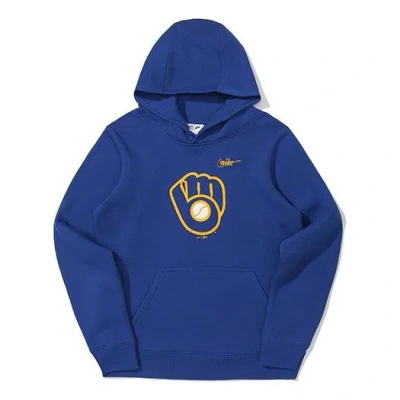 Nike (gs)  X Mlb Hoodie 'blue'