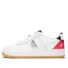 Nike (gs)  X Nba Air Force 1 Lv8 1 Ho20 'white Bright Crimson'
