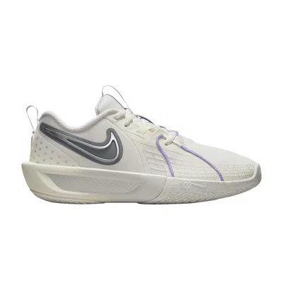 Pre-owned Nike Gt Cut 3 Gs 'sail Smoke Grey' | Cream | Kid's Size 2