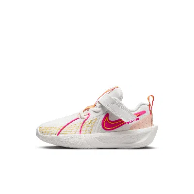 Nike G.t. Cut 3 Little Kids' Shoes In White