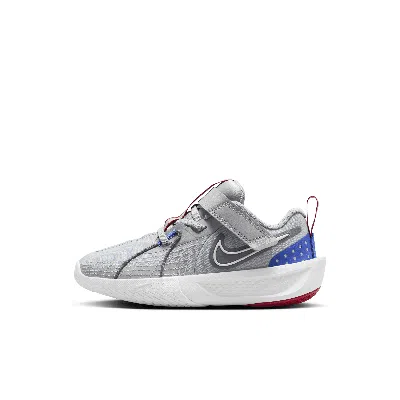 Nike G.t. Cut 3 Little Kids' Shoes In Grey