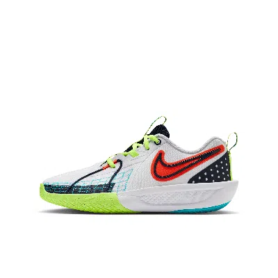 Nike G.t. Cut 3 Se Big Kids' Basketball Shoes In White