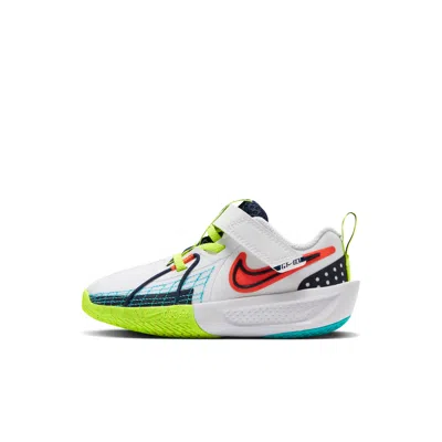 Nike G.t. Cut 3 Se Little Kids' Basketball Shoes In White