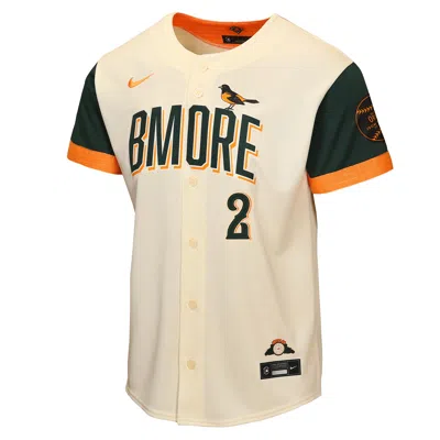 Nike Gunnar Henderson Baltimore Orioles City Connect Big Kid's  Mlb Stadium Jersey In Neutral