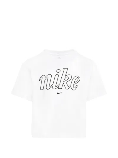 Nike Kids' Gx Star Logo-print Short-sleeve T-shirt In White