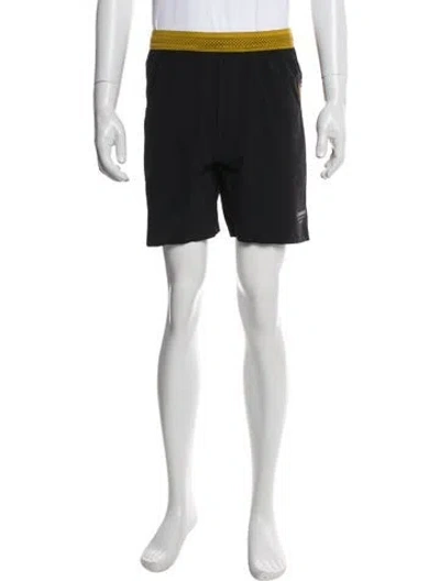 Pre-owned Nike Gyakusou Colorblock Pattern Jogger Shorts In Black