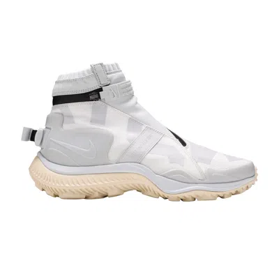 Pre-owned Nike Gyakusou X Gaiter Boot 'pure Platinum' In White