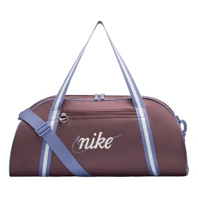 Nike Gym Club 24l Bag 'tattoo Iron Purple Sail' In Brown