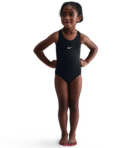 Nike Gymnastics Kids' Girls' 7-16 Gk Mesh Racerback Leotard In Black