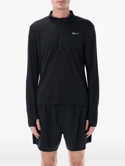 Nike Half-zip Sweatshirt In Black