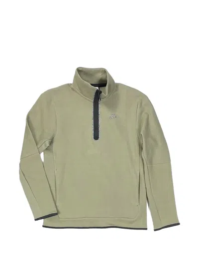 Nike Half Zip Sweatshirt In Green