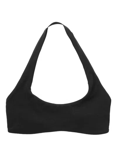 Nike Halter Neck Bralette In Black