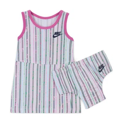 Nike Happy Camper Baby (0-9m) Printed Dress In White