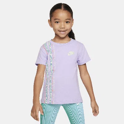 Nike Happy Camper Little Kids' Graphic T-shirt In Purple