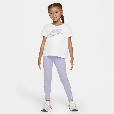 Nike Happy Camper Little Kids' Leggings Set In Purple