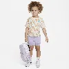 Nike Babies' Happy Camper Toddler Bike Shorts Set In Purple