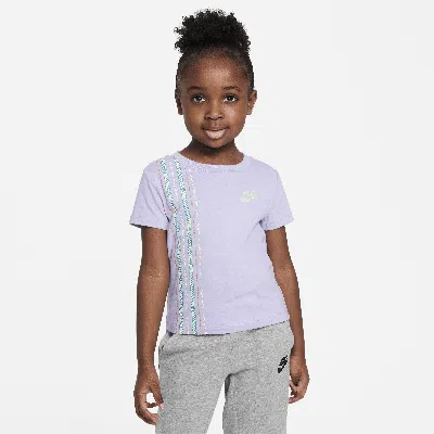 Nike Babies' Happy Camper Toddler Graphic T-shirt In Purple