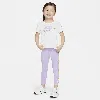 Nike Babies' Happy Camper Toddler Leggings Set In White