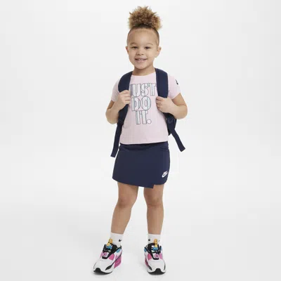 Nike Babies' Happy Camper Toddler Skort Set In Blue