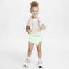 Nike Babies' Happy Camper Toddler Skort Set In Green