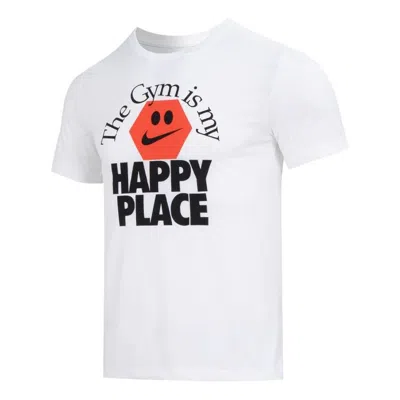 Nike Happy Place Logo T-shirt 'white'