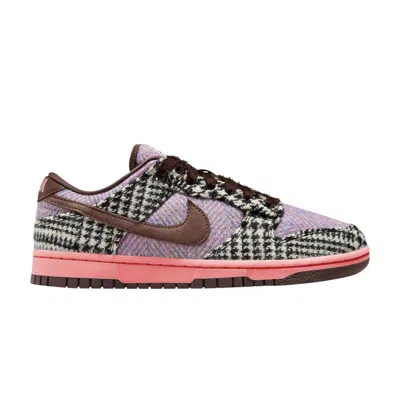 Pre-owned Nike Harris Tweed X Wmns Dunk Low 'purple Pink' | Multi-color | Women's Size 5.5